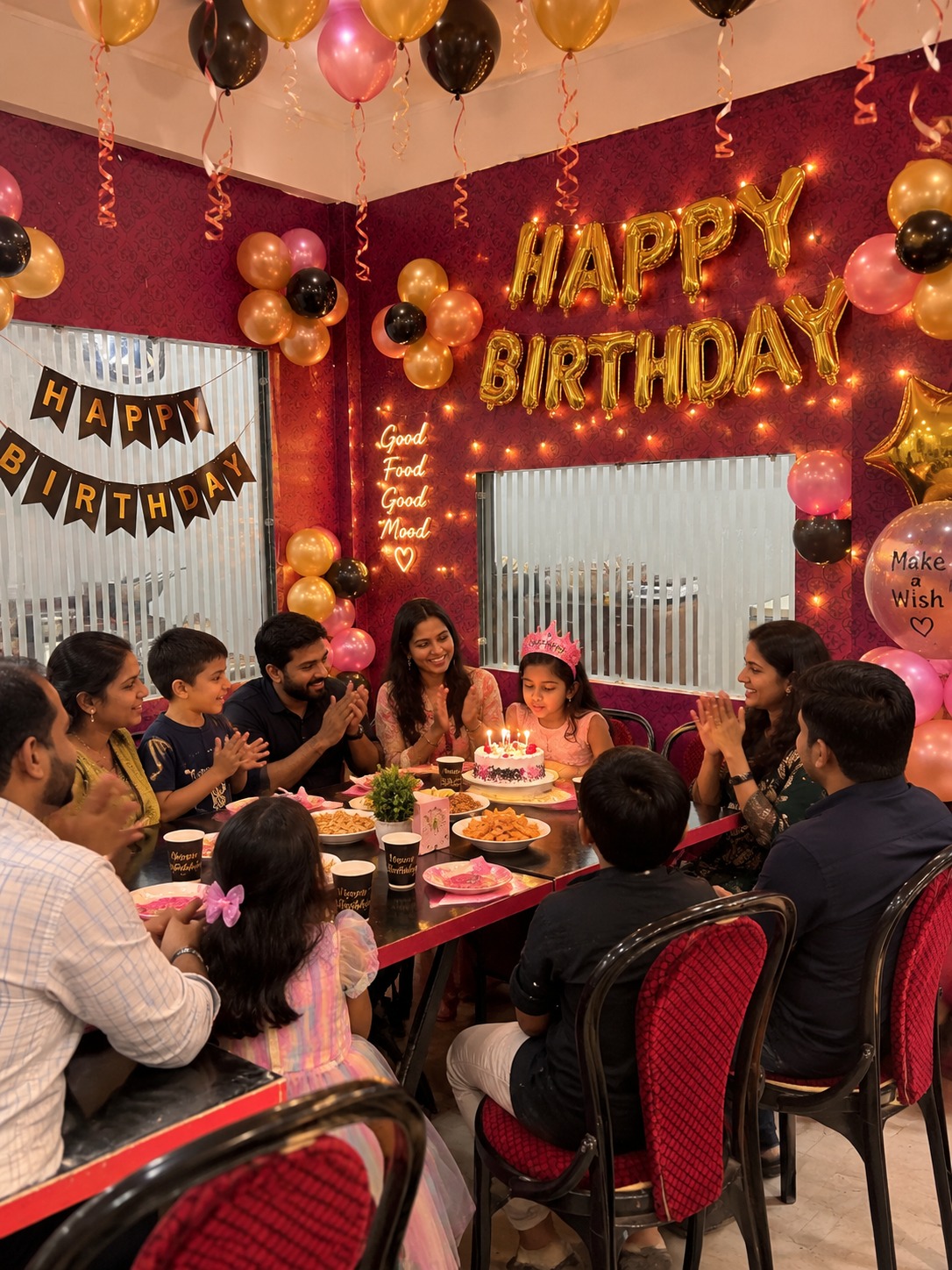 Birthday Party Hall at Guchu Puchu Cafe